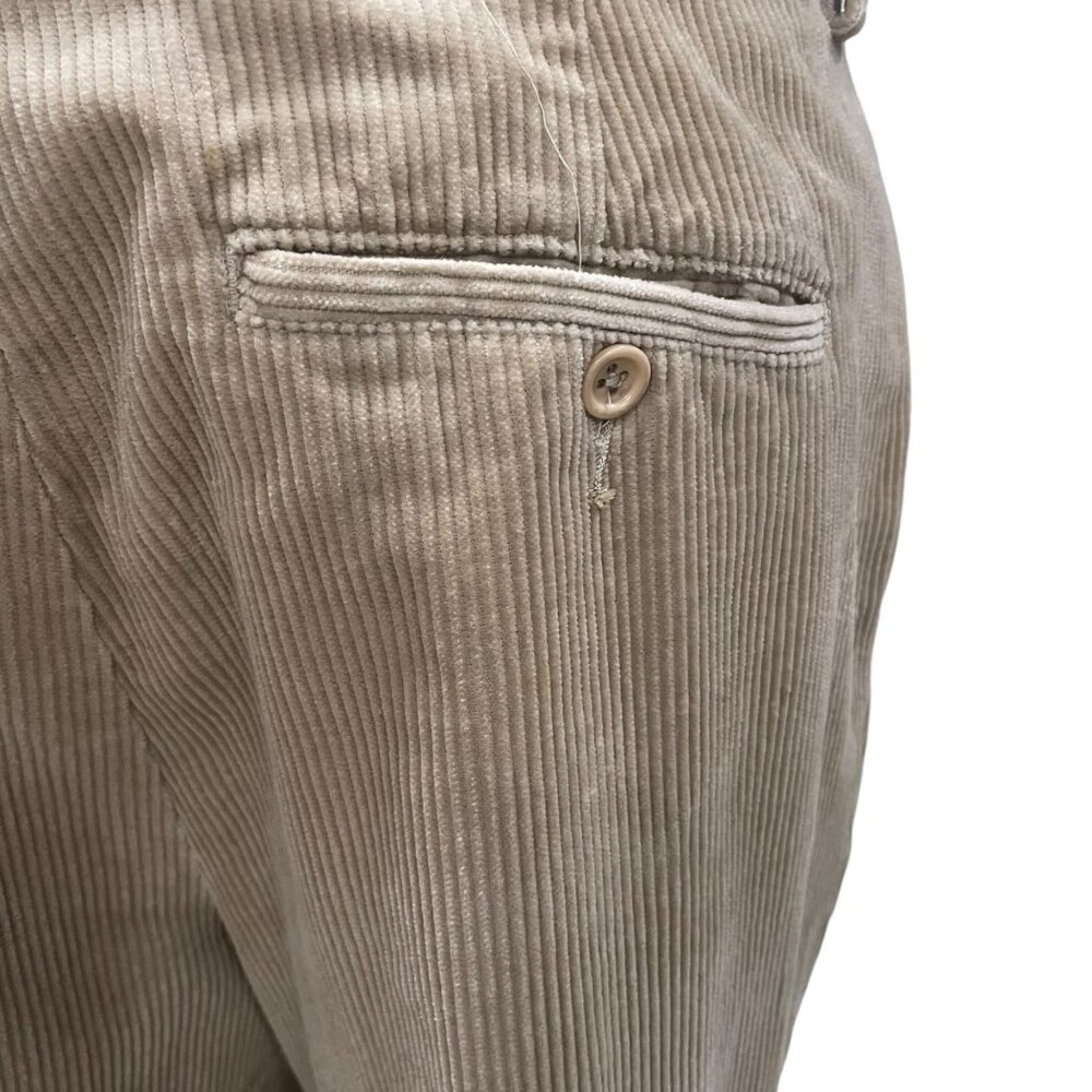 Banana Republic Smithfield Corduroy Pants 35x32 Khaki Cotton Classic Versatile - Picture 6 of 10